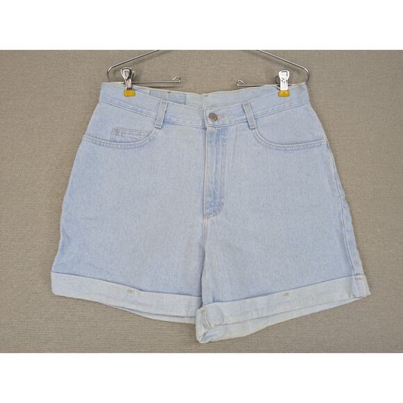 Riders Light Blue Denim Jeans Shorts Size 14M High Waisted USA Vintage -0925F163 - Picture 1 of 8
